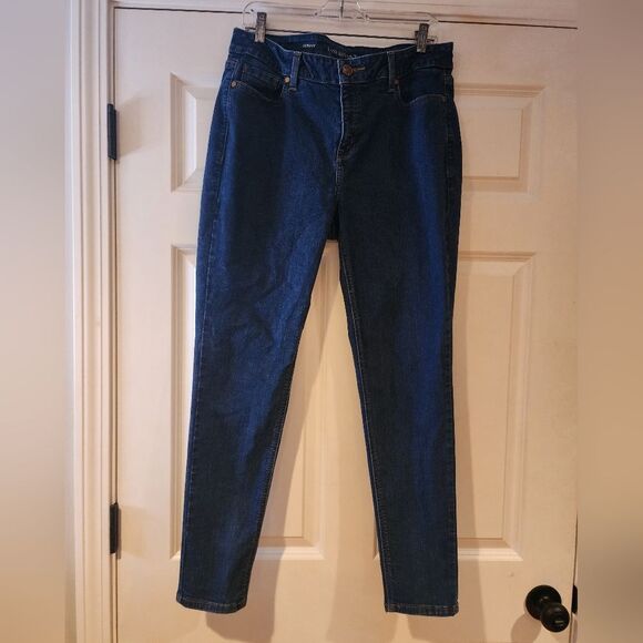 Lane Bryant Skinny stretch dark wash jeans 14R - Picture 1 of 5